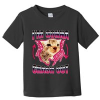 IM Gonna Crash Out Funny Cat Meme Lover Humorous Sarcastic Toddler T-Shirt