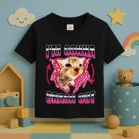 IM Gonna Crash Out Funny Cat Meme Lover Humorous Sarcastic Toddler T-Shirt