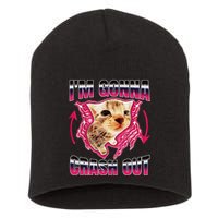 IM Gonna Crash Out Funny Cat Meme Lover Humorous Sarcastic Short Acrylic Beanie