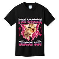 IM Gonna Crash Out Funny Cat Meme Lover Humorous Sarcastic Kids T-Shirt