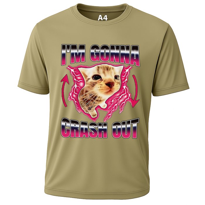 IM Gonna Crash Out Funny Cat Meme Lover Humorous Sarcastic Performance Shirt