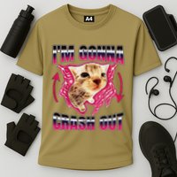 IM Gonna Crash Out Funny Cat Meme Lover Humorous Sarcastic Performance Shirt