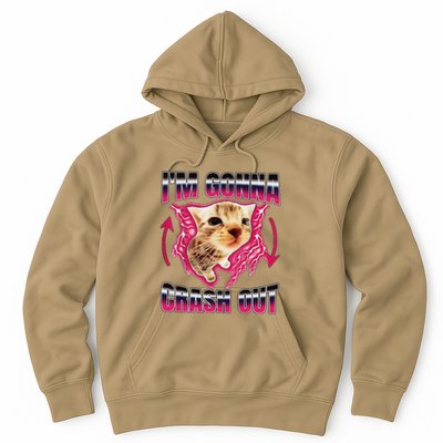 IM Gonna Crash Out Funny Cat Meme Lover Humorous Sarcastic Hoodie