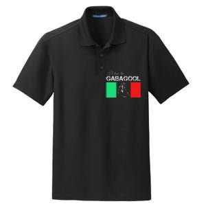 Italiano Gabagool Capicola Italian Slang Italy Flag Dry Zone Grid Polo