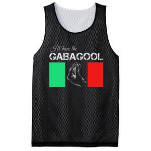 Italiano Gabagool Capicola Italian Slang Italy Flag Mesh Reversible Basketball Jersey Tank