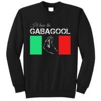 Italiano Gabagool Capicola Italian Slang Italy Flag Tall Sweatshirt