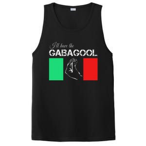 Italiano Gabagool Capicola Italian Slang Italy Flag PosiCharge Competitor Tank