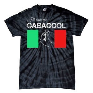 Italiano Gabagool Capicola Italian Slang Italy Flag Tie-Dye T-Shirt