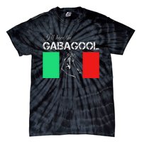 Italiano Gabagool Capicola Italian Slang Italy Flag Tie-Dye T-Shirt