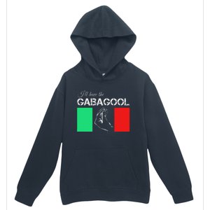 Italiano Gabagool Capicola Italian Slang Italy Flag Urban Pullover Hoodie