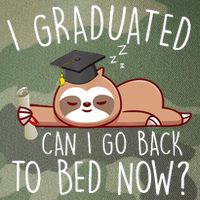 I Graduated Can I Go Back To Bed Now Funny Graduation Legacy Tie Dye Trucker Hat
