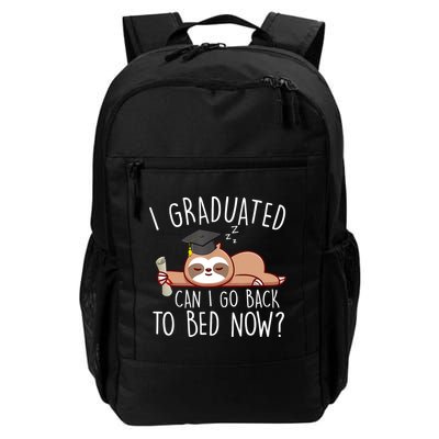 I Graduated Can I Go Back To Bed Now Funny Graduation Backpack
