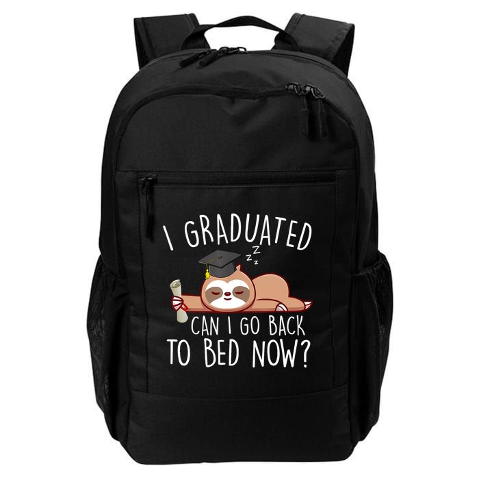 I Graduated Can I Go Back To Bed Now Funny Graduation Backpack