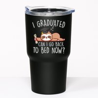 I Graduated Can I Go Back To Bed Now Funny Graduation Tumbler