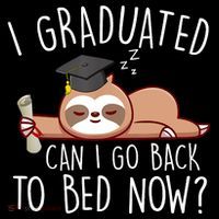 I Graduated Can I Go Back To Bed Now Funny Graduation Toddler Hoodie