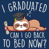 I Graduated Can I Go Back To Bed Now Funny Graduation Infant Baby Jersey Bodysuit