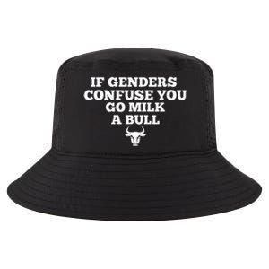 If Genders Confuse You Go Milk A Bull Cool Comfort Performance Bucket Hat