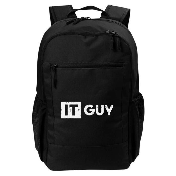 It Guy Computer Information Technology Tech Daily Commute Backpack