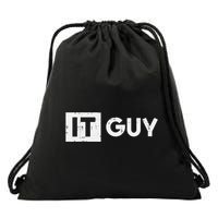 It Guy Computer Information Technology Tech Drawstring Bag