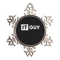 It Guy Computer Information Technology Tech Metallic Star Ornament
