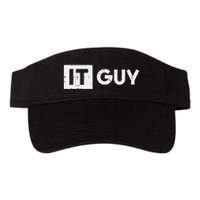 It Guy Computer Information Technology Tech Valucap Bio-Washed Visor