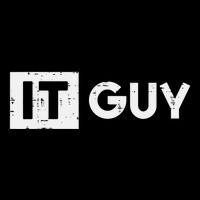 It Guy Computer Information Technology Tech Cropped Pullover Crew