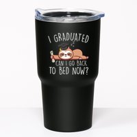 I Graduated Can I Go Back To Bed Now Funny Graduation Tumbler