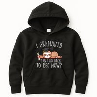 I Graduated Can I Go Back To Bed Now Funny Graduation Kids Hoodie