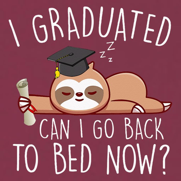 I Graduated Can I Go Back To Bed Now Funny Graduation 16oz Travel Tumbler
