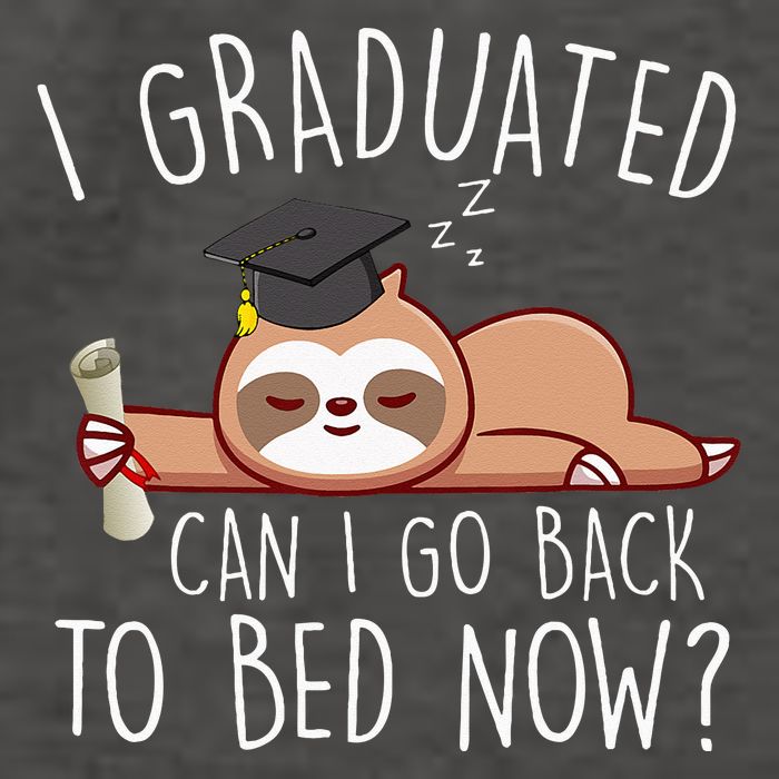 I Graduated Can I Go Back To Bed Now Funny Graduation Vector Backpack