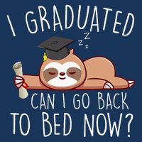 I Graduated Can I Go Back To Bed Now Funny Graduation Infant Baby Jersey Bodysuit