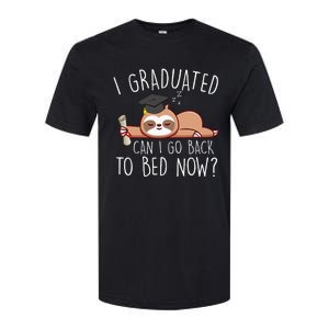 I Graduated Can I Go Back To Bed Now Funny Graduation Softstyle CVC T-Shirt