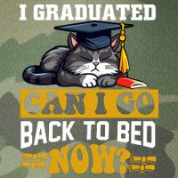 I Graduated Can I Go Back To Bed Now 2024 Graduation Legacy Tie Dye Trucker Hat