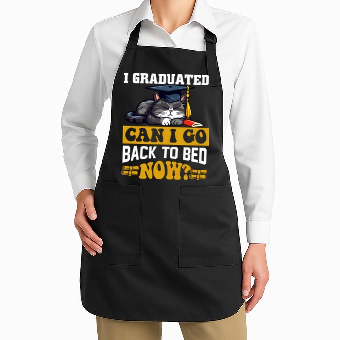 I Graduated Can I Go Back To Bed Now 2024 Graduation Apron