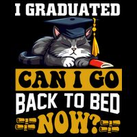 I Graduated Can I Go Back To Bed Now 2024 Graduation Drawstring Bag