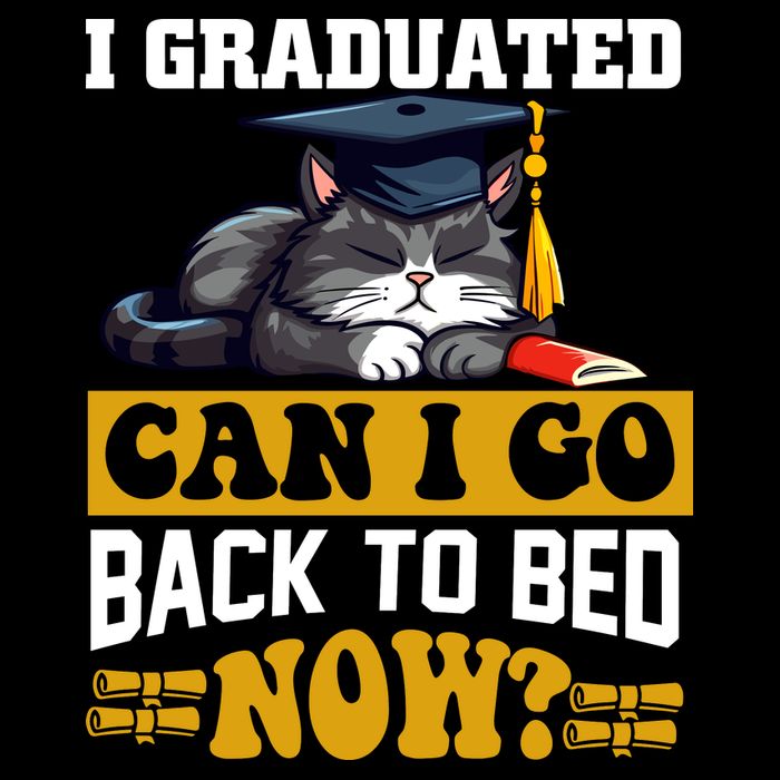 I Graduated Can I Go Back To Bed Now 2024 Graduation Drawstring Bag