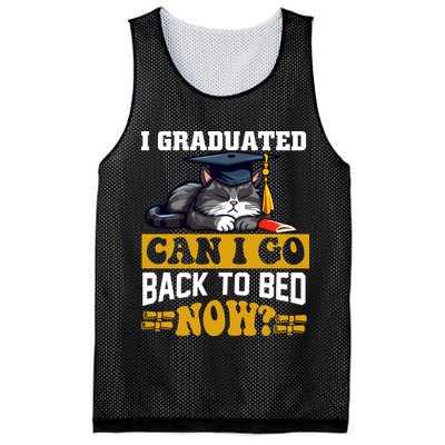 I Graduated Can I Go Back To Bed Now 2024 Graduation Mesh Reversible Basketball Jersey Tank