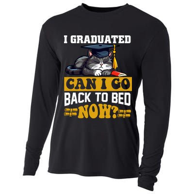 I Graduated Can I Go Back To Bed Now 2024 Graduation Cooling Performance Long Sleeve Crew