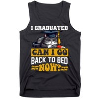 I Graduated Can I Go Back To Bed Now 2024 Graduation Tank Top
