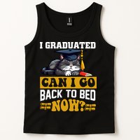 I Graduated Can I Go Back To Bed Now 2024 Graduation Tank Top