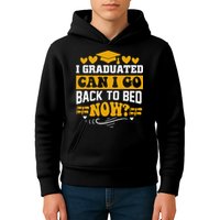 I Graduated Can I Go Back To Bed Now Kids Hoodie
