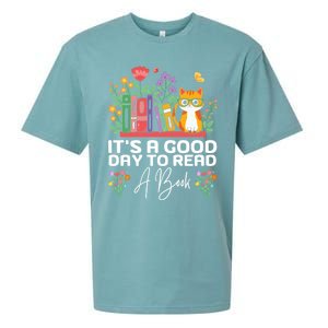 ItS Good Day To Read Book Funny Library Reading Books Lover Sueded Cloud Jersey T-Shirt