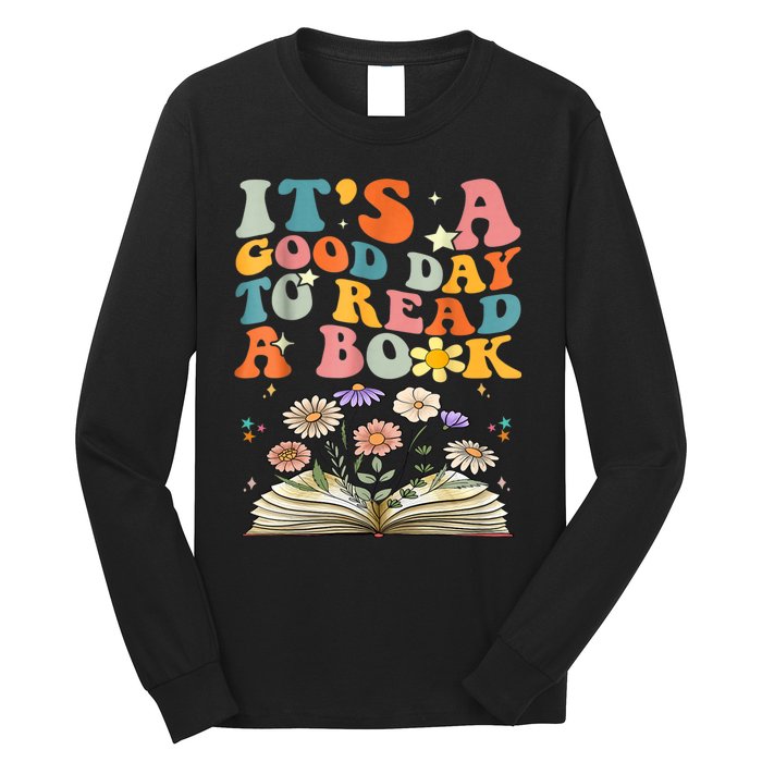 ItS Good Day To Read Book Funny Library Reading Books Lover Long Sleeve Shirt