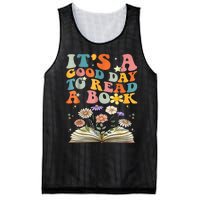 ItS Good Day To Read Book Funny Library Reading Books Lover Mesh Reversible Basketball Jersey Tank