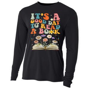 ItS Good Day To Read Book Funny Library Reading Books Lover Cooling Performance Long Sleeve Crew