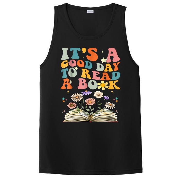 ItS Good Day To Read Book Funny Library Reading Books Lover PosiCharge Competitor Tank