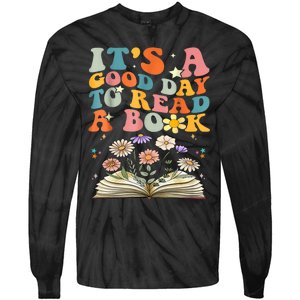 ItS Good Day To Read Book Funny Library Reading Books Lover Tie-Dye Long Sleeve Shirt