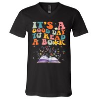 ItS Good Day To Read Book Funny Library Reading Books Lover V-Neck T-Shirt