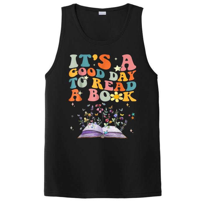 ItS Good Day To Read Book Funny Library Reading Books Lover PosiCharge Competitor Tank