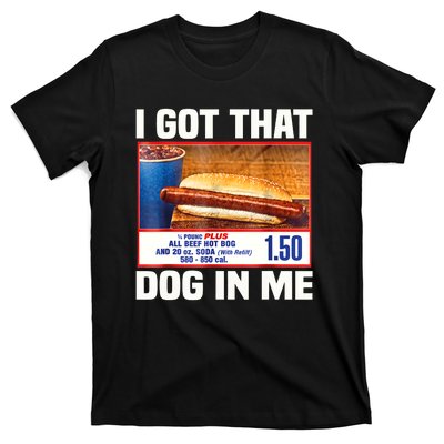 I Gotthat Dog In Me Funny Hotdogs Combo 4th Of July Dad Mom T-Shirt